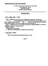 Kỳ kiểm tra học kì I năm học 2015 - 2016 môn Ngữ văn lớp 6